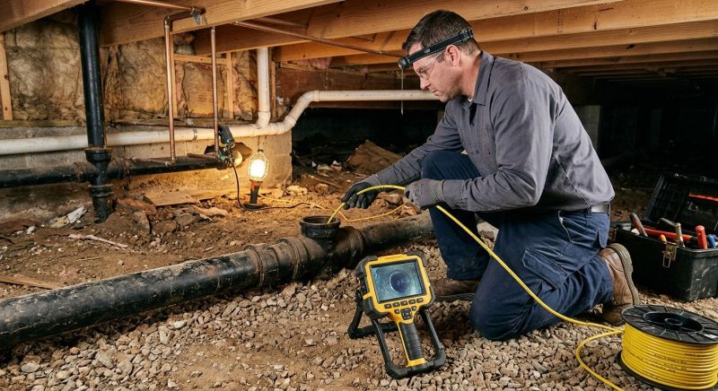 Drain Line Inspection in Rockville, MD